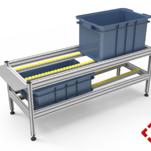 custom designed aluminium t-slot extrusion conveyor