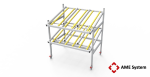custom designed aluminium t-slot extrusion conveyor trolley