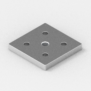 foot plate to suit 80x80 extrusion