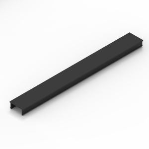 black cover strip for 30 and 40 series profiles