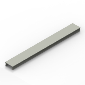 grey cover strip for 30 and 40 series profiles